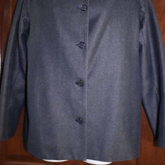 Shin Choi Navy Blue Women’s Suit Jacket Blazer Size 14 Classy Chic Officewear - Picture 8 of 13